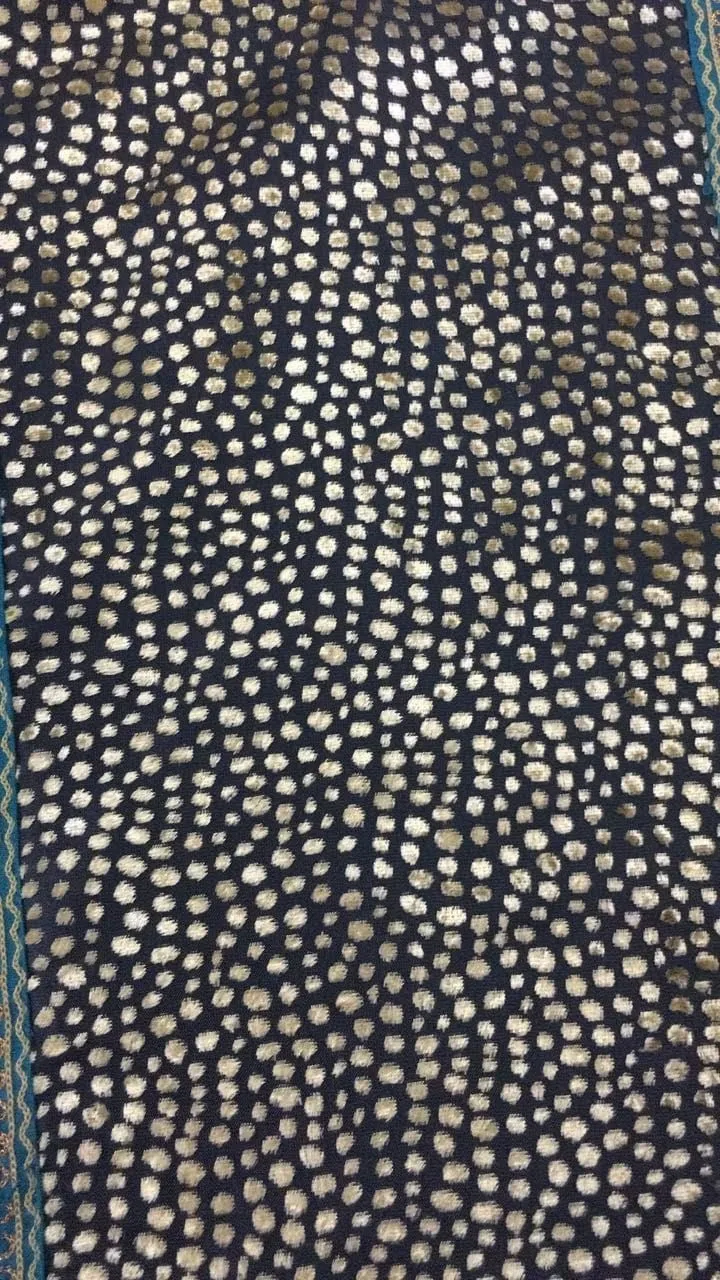 Kedarnath brasso velvet fabric with burnout pattern