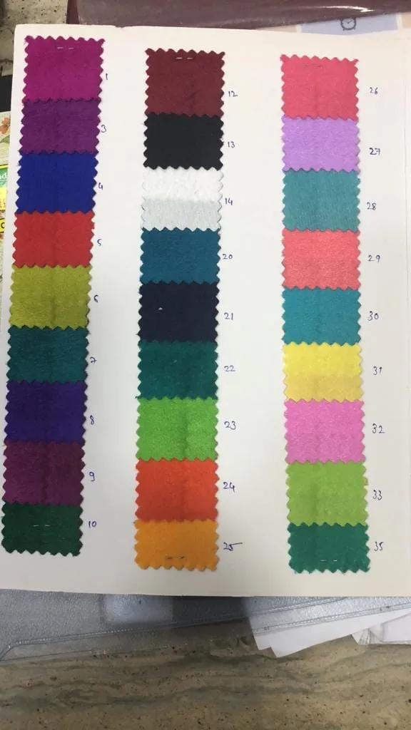 Cotton Velvet velvet fabric — sample 5