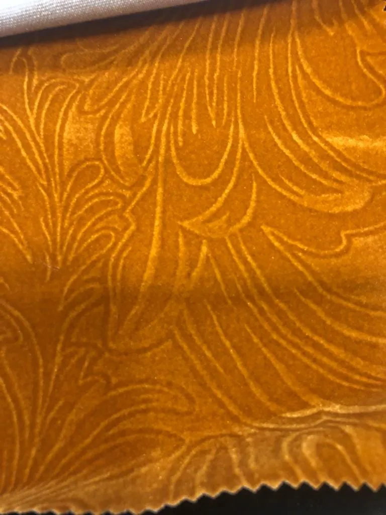 Dyeable / RFD Velvet velvet fabric — sample 2