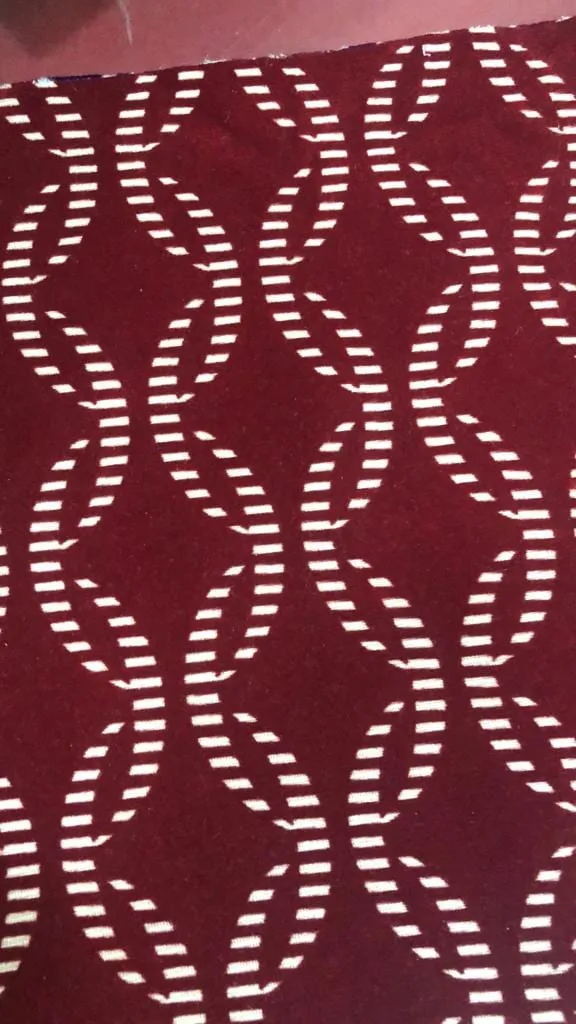 Dyeable / RFD Velvet velvet fabric — sample 3