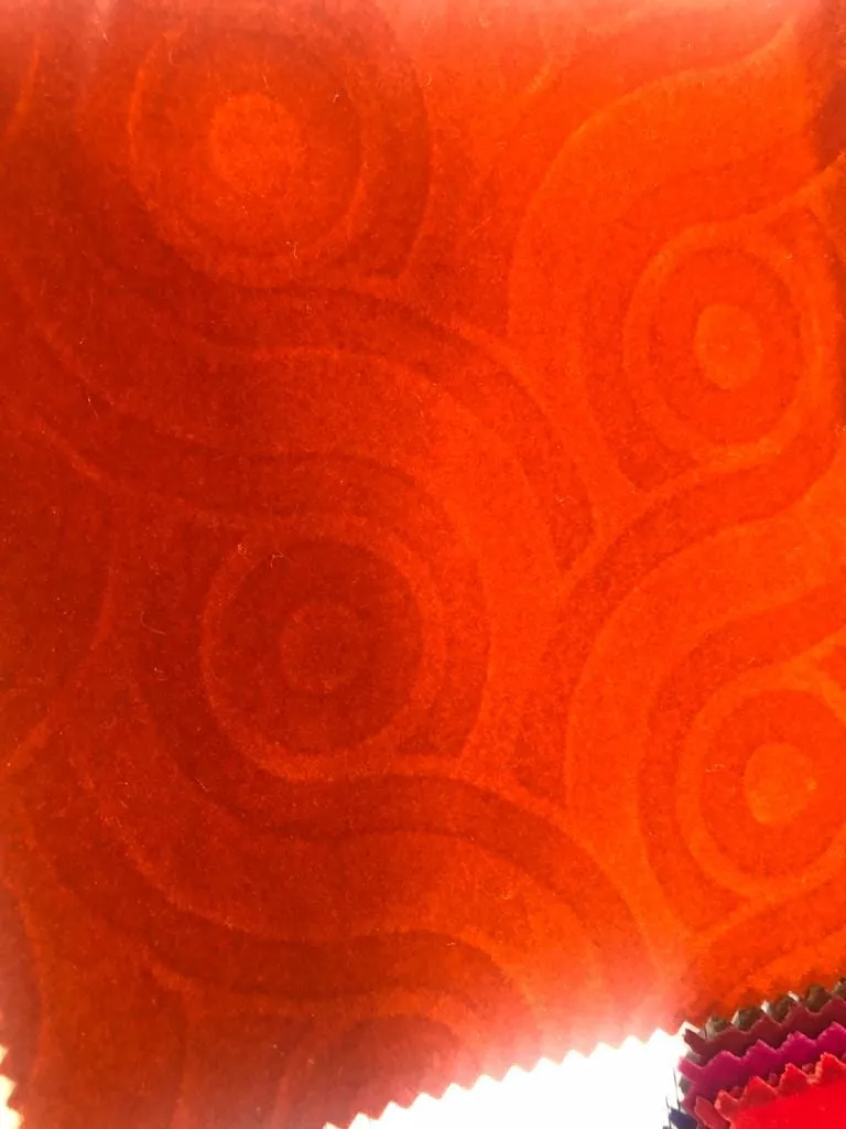 Dyeable / RFD Velvet velvet fabric — sample 6