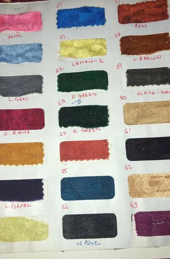 Flock Velvet velvet fabric — sample 4