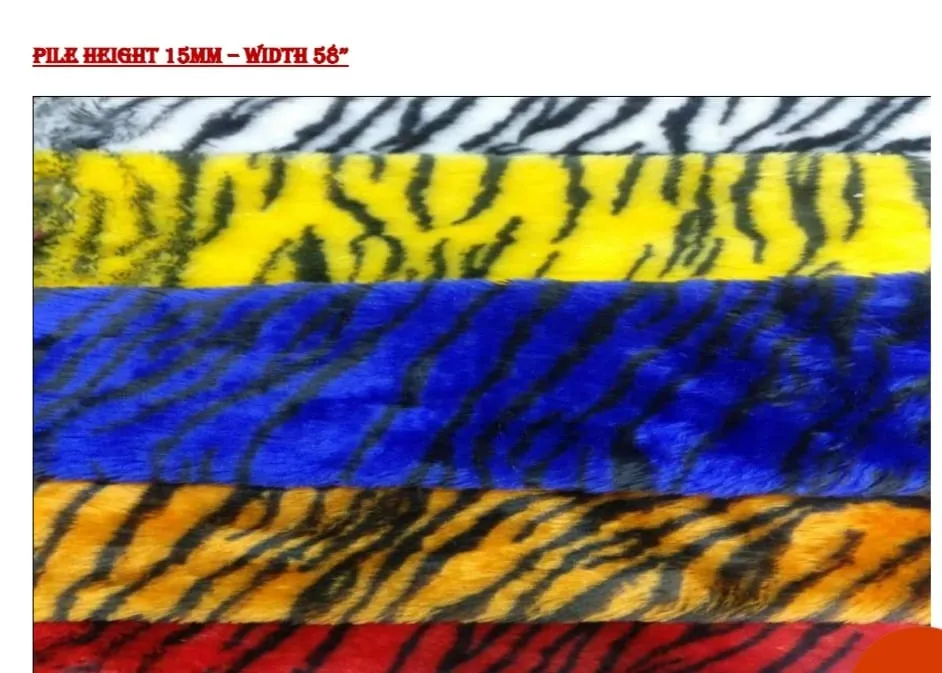Fur, Foil & Sequence velvet fabric