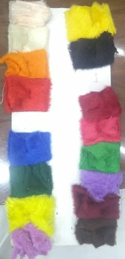 Fur, Foil & Sequence velvet fabric — sample 8