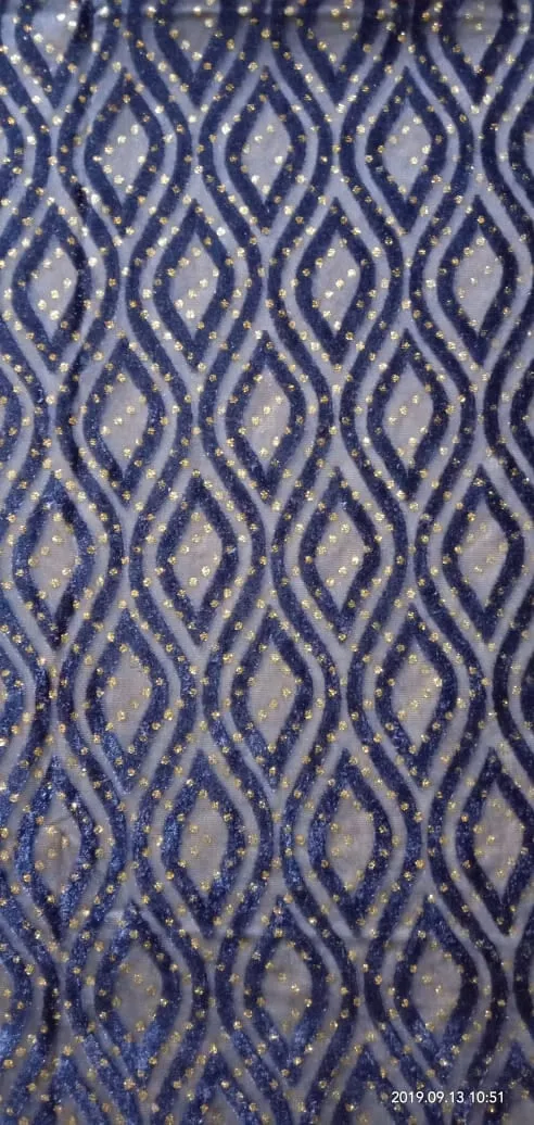 Knitted 2-Way Stretch Velvet velvet fabric — sample 7