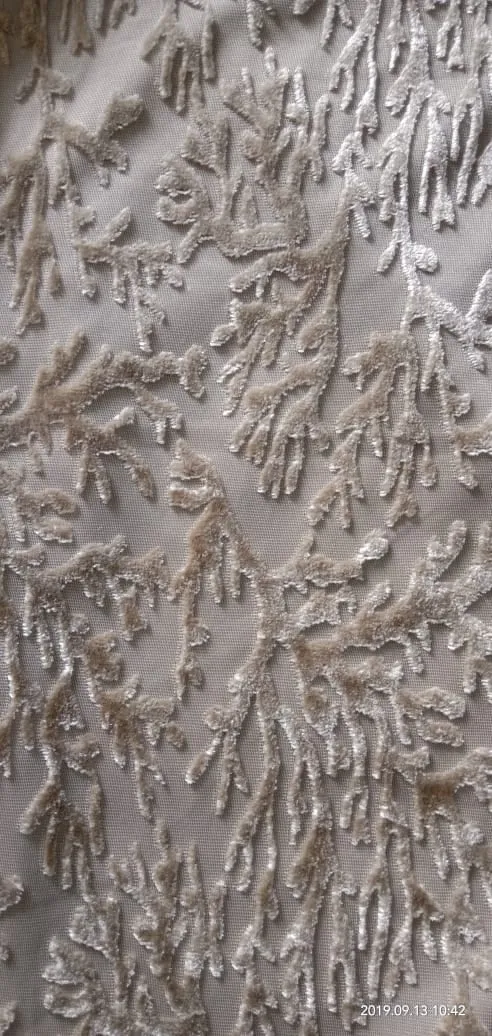 Knitted 2-Way Stretch Velvet velvet fabric — sample 8