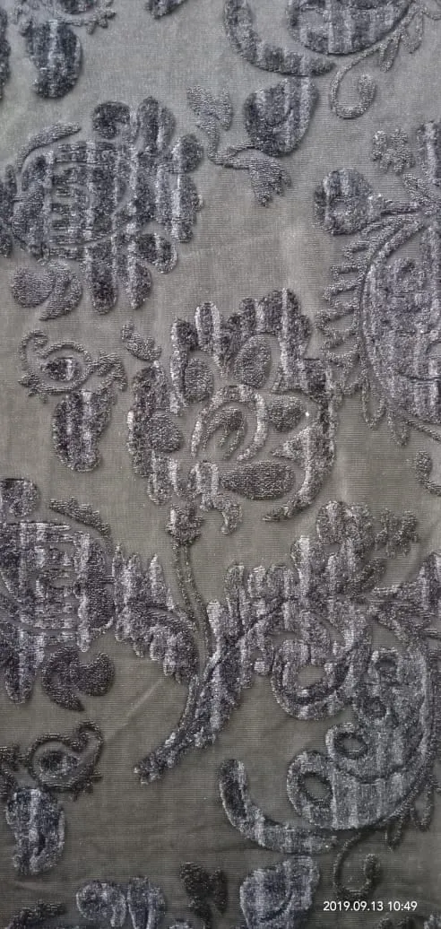 Knitted 2-Way Stretch Velvet velvet fabric — sample 9