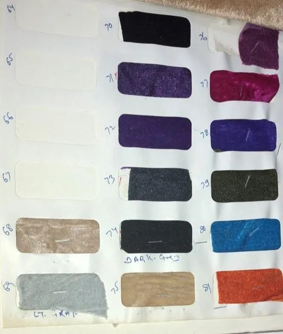 Upholstery Velvet velvet fabric — sample 6