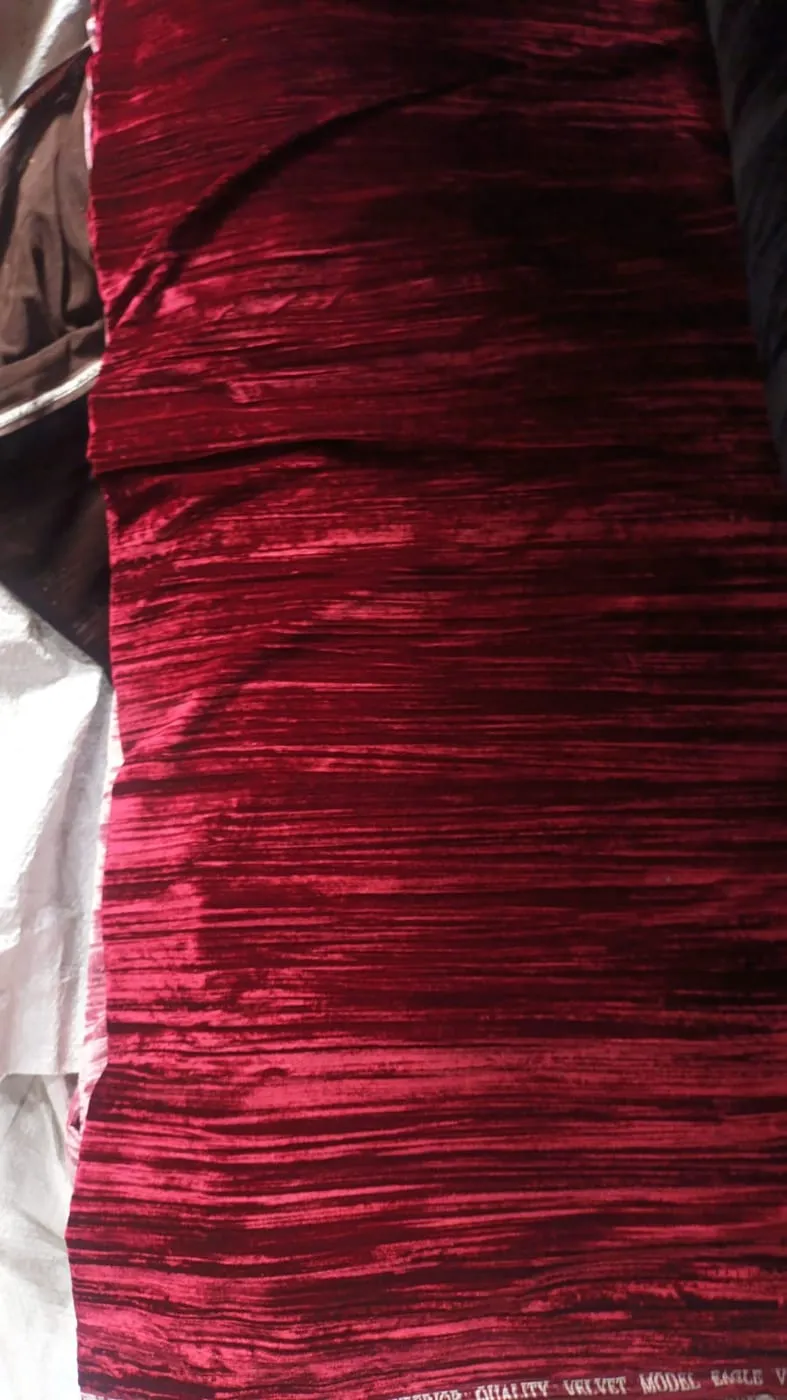 Viscose / Rayon Velvet velvet fabric — sample 6